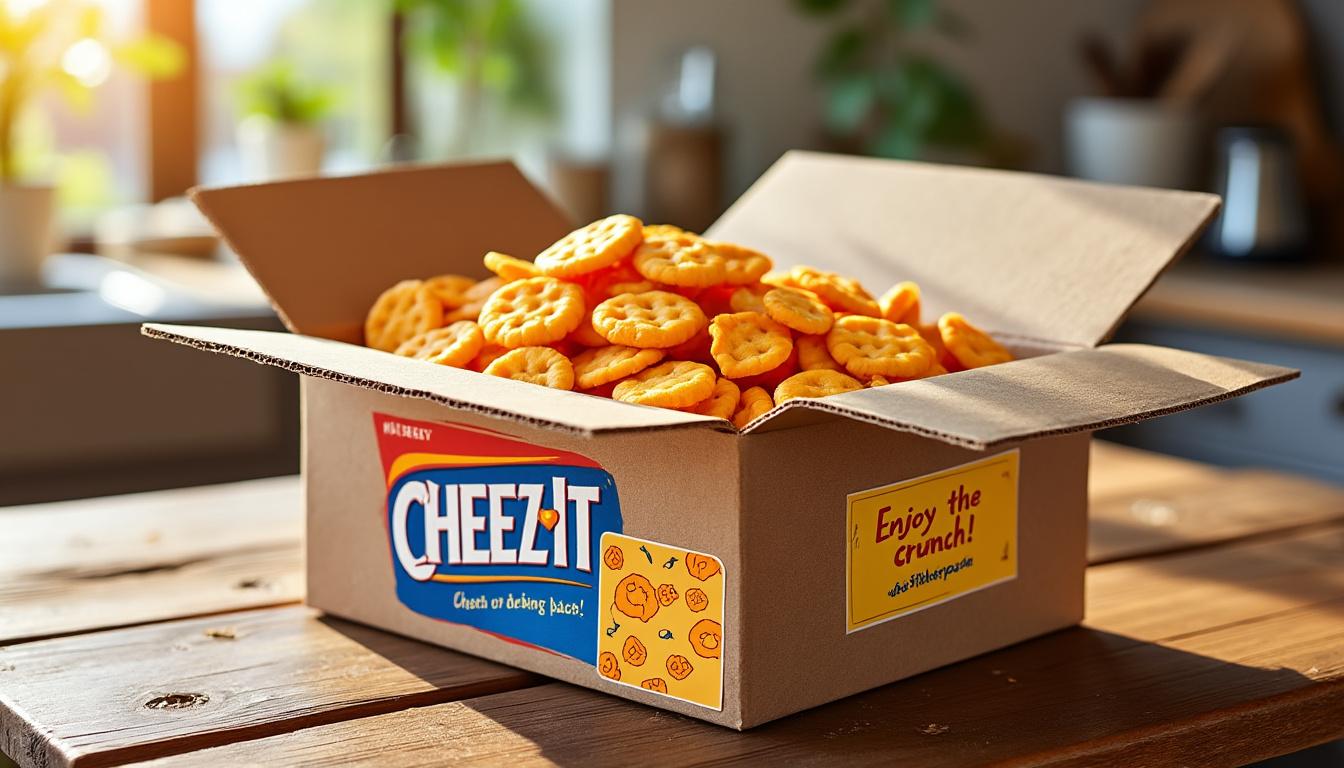 découvrez notre unboxing exclusif d'un colis de cheez-it, suivi d'une dégustation pour partager nos impressions sur ce snack incontournable.